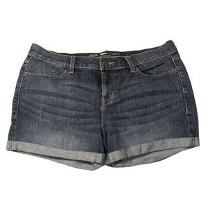 Y2K Indie Casual Old Navy Denim Shorts Women’s Size 8 Mid Rise 3" Cuffed Preppy